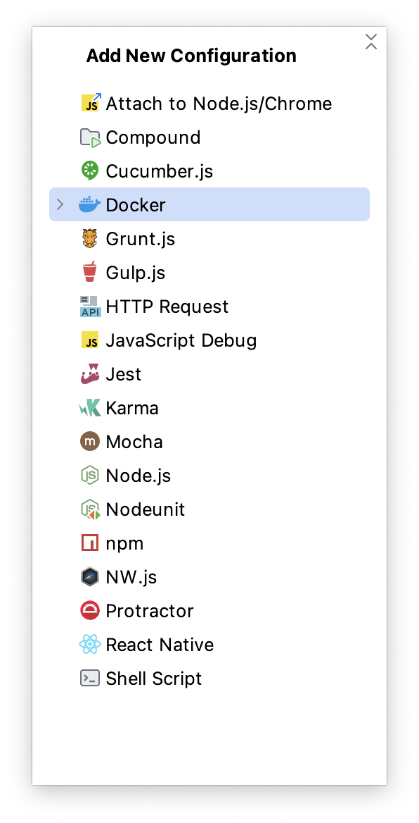 Add New Configuration